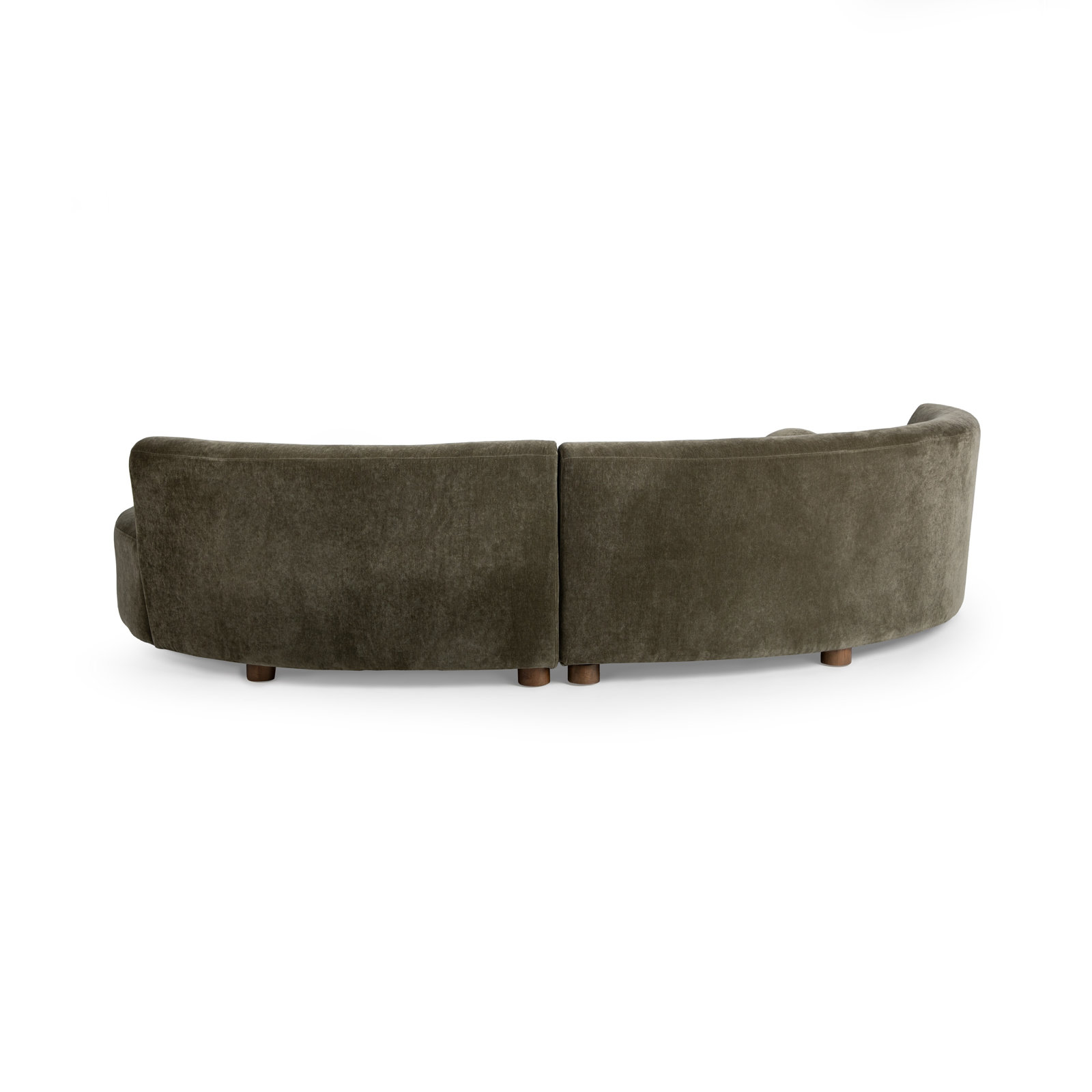 Octavia Corner Sectional, Olive Moss