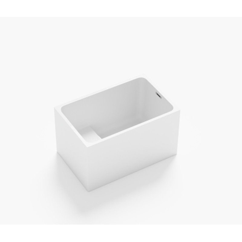 Acrylic Freestanding Bathtub with seat: Spacious rectangle Shape