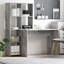 Desk 138.5 X 55 X 143 Cm Engineered Wood-1546866420