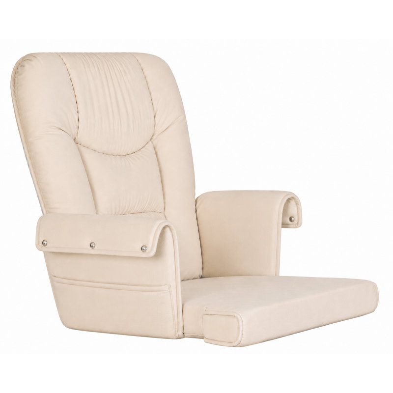 Sleigh Glider Chair Seat/Back/Arm Cushion, Beige