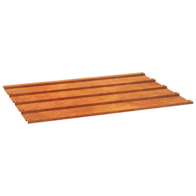 Panneaux de toit Vidaxl 36 pièces acier rouille 23,6 "x 17,3" Vidaxl