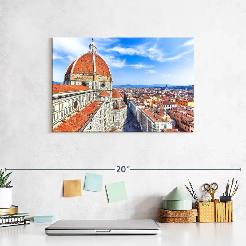 Florence Cathedral Skyline, 8" H x 12" W
