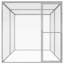  Cage à chat durable en acier galvanisé 9,8 x 4,9 x 4,9 pi
