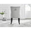 Scottsmoor Halo Dining Table Set in Modern High Gloss with 4 Luxury Velvet Dining Chairs-87329554-87329556