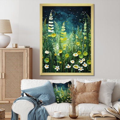 Ferns Plant Verdant Abundance IV, reproduction d'art sur toile