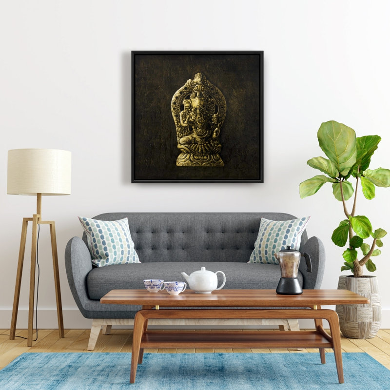 Lord Ganesha Print On Canvas
