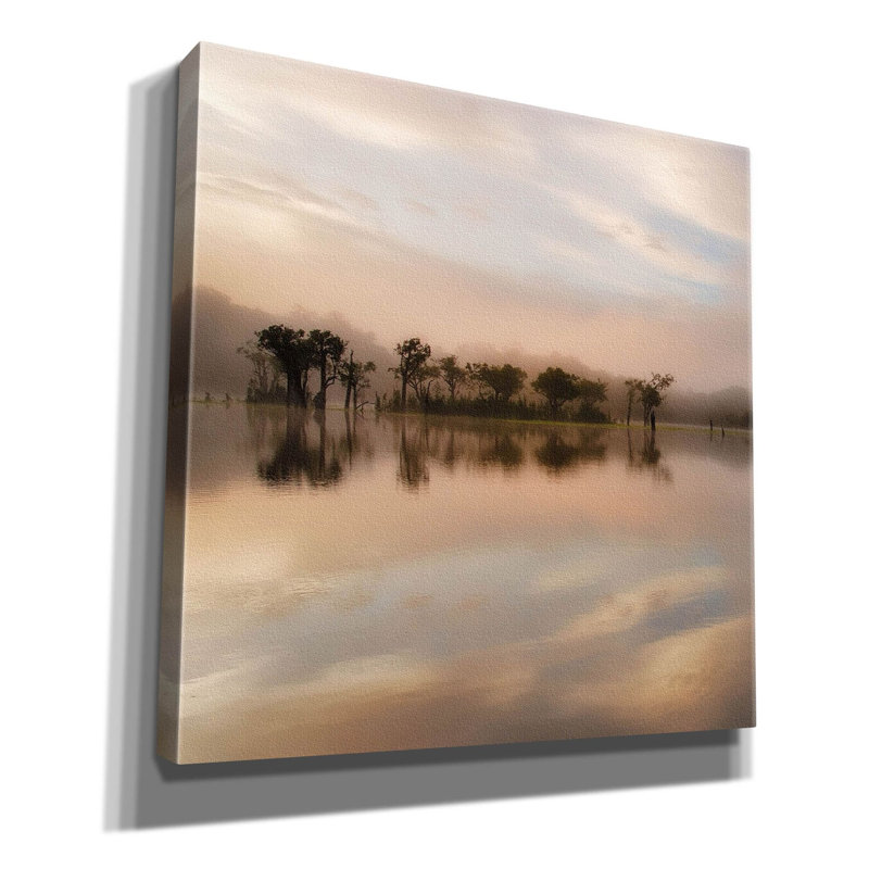 «Dawn Mist on the Amazon» par Andy Mumford, art mural sur toile, H 37 po x l 37 po x P 1,5 po