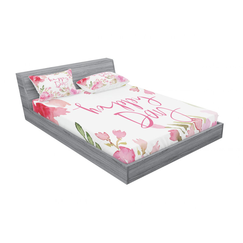 Ensemble de draps Farm Farm, Ensemble de draps pour lit double avec un drap-hou