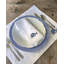 Marine Motif Embroidered Linen Placemats