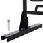 Paravent autoportant 193 cm H 122 cm L - Décoratif pour terrasse, patio, balcon, intérieur et extérieur - Métal noir, pelouse