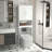 Bathroom Wall Cabinet With Door, Over Toilet Storage, Adjustable Shelves, 3-Tier Medicine Cabinet