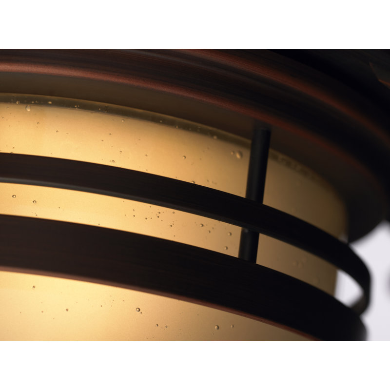 54'' Ceiling Fan with LED Lights, Venetian Bronze with Dark Cherry/Honey Oak