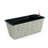 2 Self-Watering Planters - Gray Rectangular For All Weather Handmade, Lightweight, Easy To Assemble Hand Woven Succulent Pots Everywhere , Stylish, And Enjoy Greenery In Your Life-1136175205