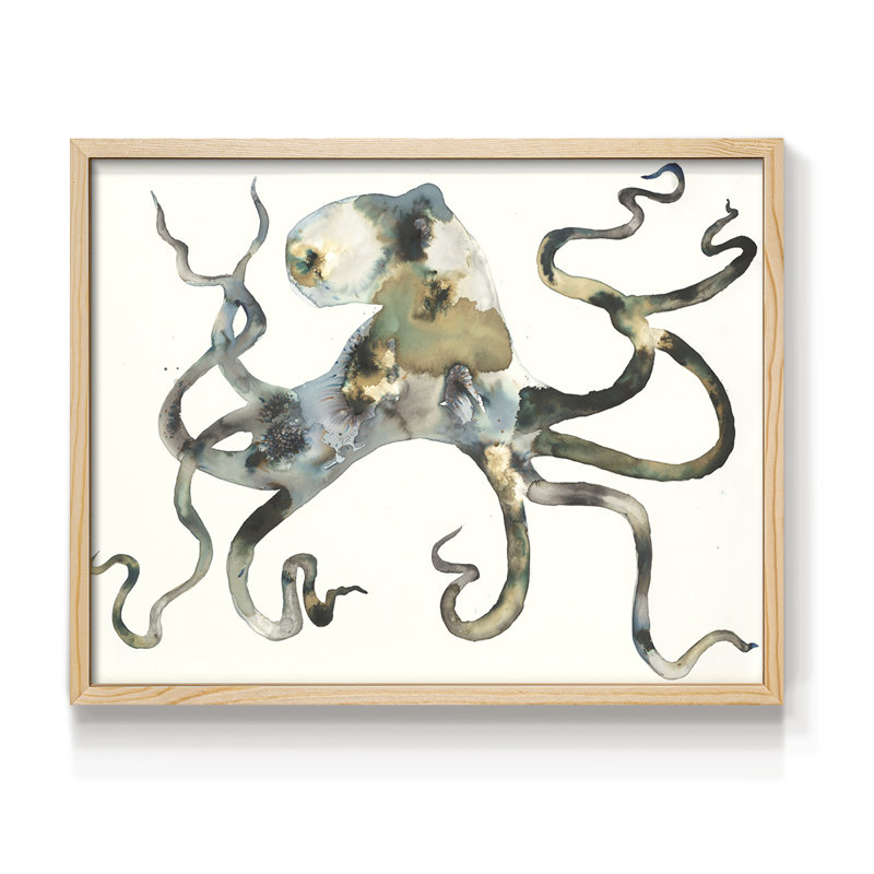 Octo -Framed Print - Restickable, Natural, 16" H x 20" W