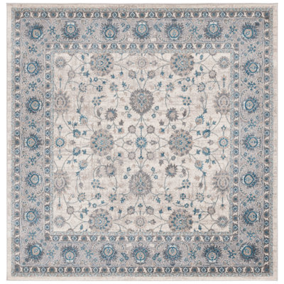 Tapis oriental ivoire / bleu Eileen