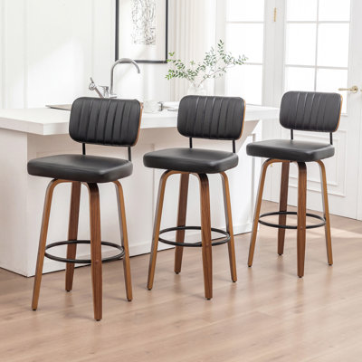 Swivel Bar Stools (Set of 3)