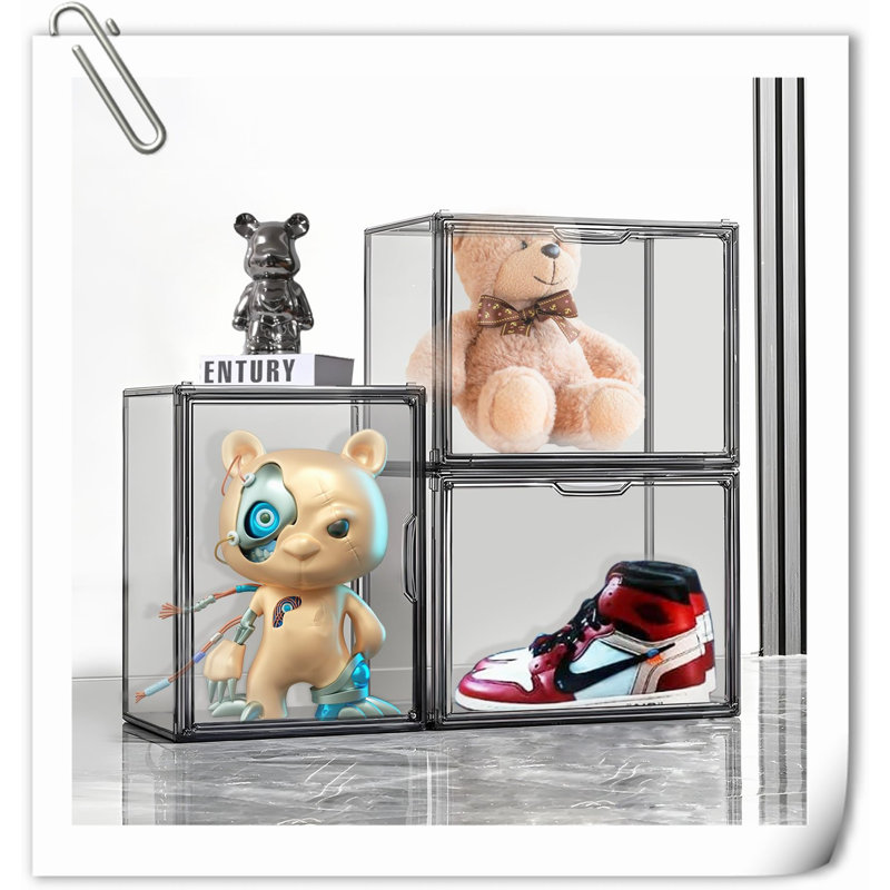 Bac en plastique Rebrilliant, Gris