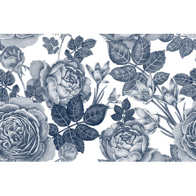 Dorris Peel & Stick Floral Roll