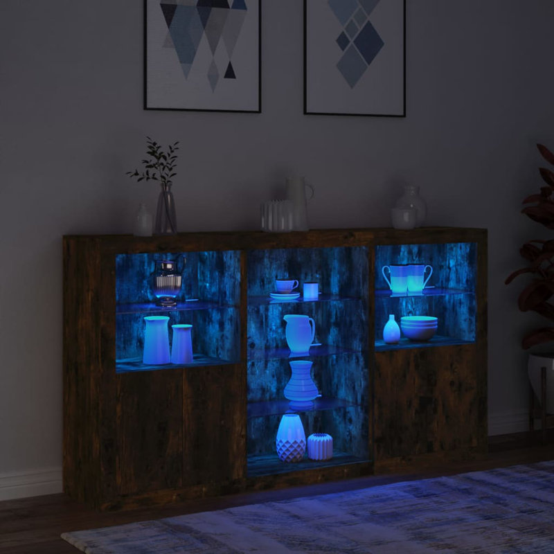 Badea 181.5cm Sideboard, Smoked Oak