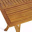 Table de salle à manger d'extérieur rectangulaire en bois massif 59 "-1132991450