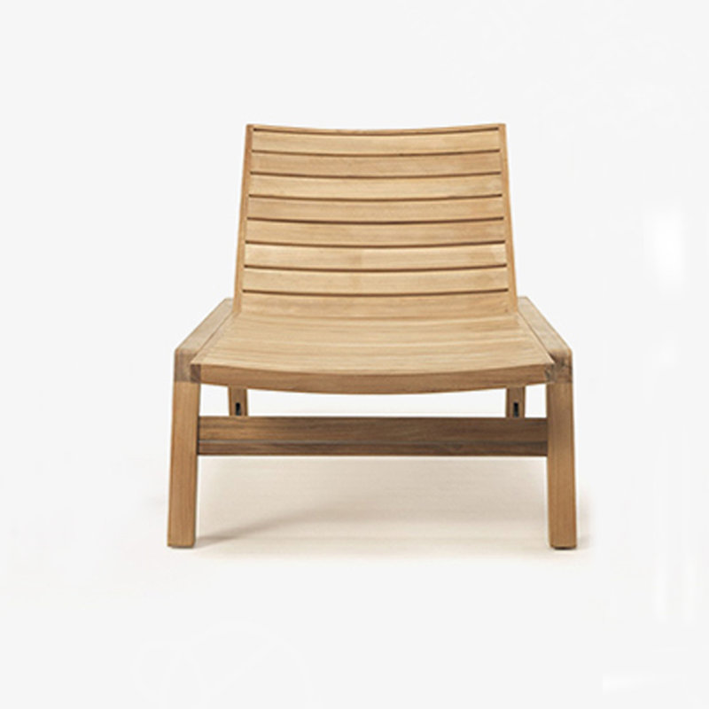 Outdoor villa pool lounge chair