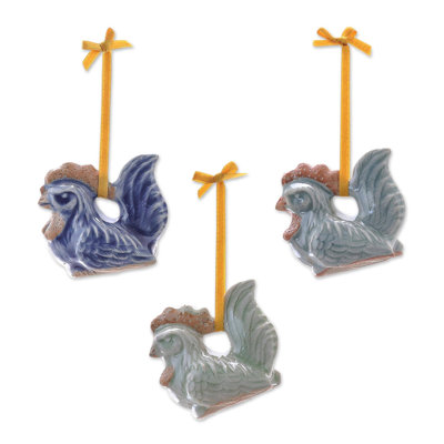 Ornement suspendu Happy Hens