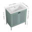 Meuble-lavabo autoportant de 30 po avec lavabo en céramique
