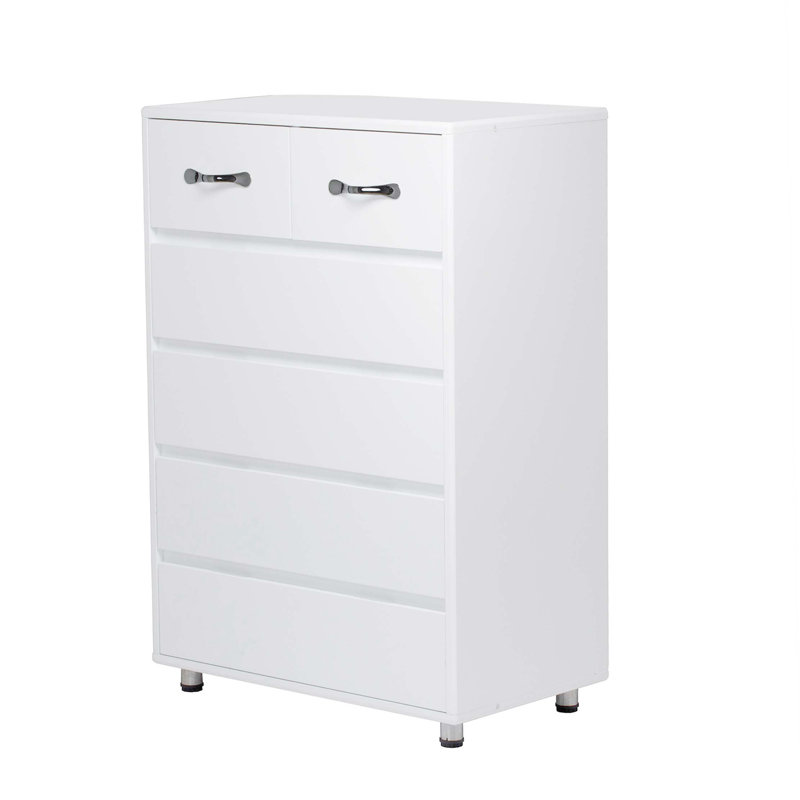 Six-Drawer Side Table With Advanced Assembly Features
