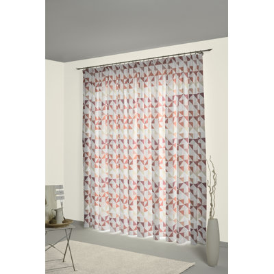Berlare Cotton/Polyester Room Darkening Pinch Pleat Curtain Panel