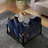 Celestial Mirage Marble Pattern - Marble Square Ottoman