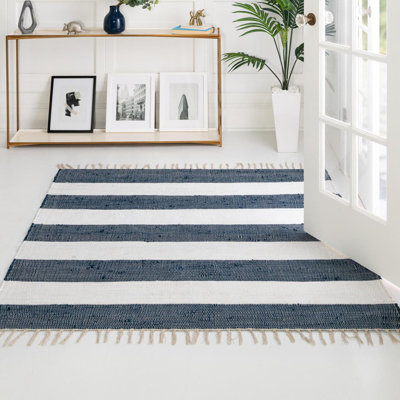Priolo Cotton Striped Indoor Rug