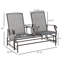Outdoor Glider Bench With Centre Table
