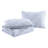 Tommy Bahama Distressed Water Leaves Blue Cotton Reversible Quilt Set-1249628102
