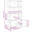 Bookshelf Engineered Wood Freestanding Tiered Home Shelving Living Room-186153402-186153382
