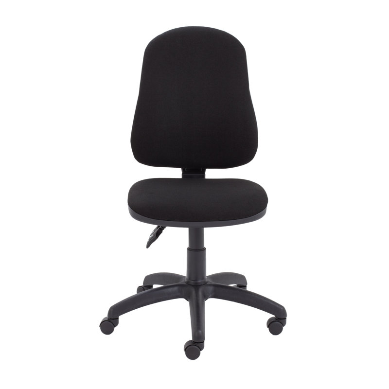 Rhoades Polyester Blend Office Chair, Black