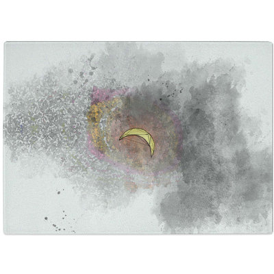 Tempered Glass Solar Eclipse Chopping Board