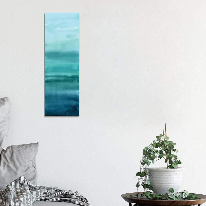 Cerulean Blend by Allie Corbin - Wrapped Canvas Panoramic Gallery-Wrapped Canvas Giclée, 30.48 cm H x 91.44 cm W