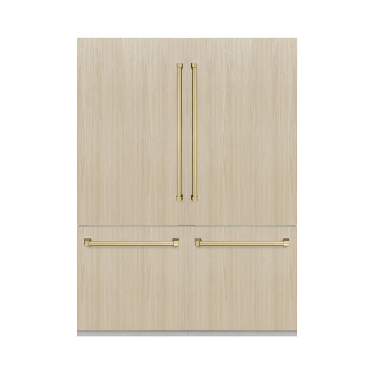 ZLINE 60" 32.2 cu. Ft. Panel Ready Built-In 4-Door French Door Refrigerator