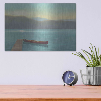«Zen Canoe II» par James Wiens, art mural en métal