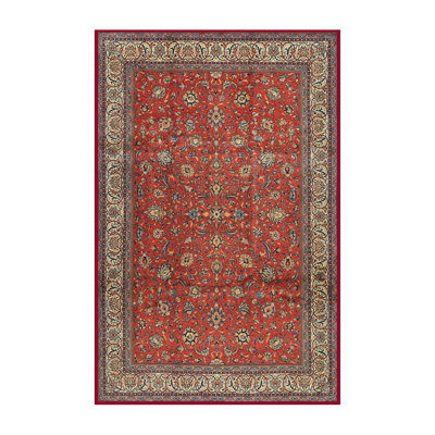 Tapis oriental rouge / beige Eathan