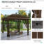 Pop Up Canopy Tent With Netting And Carry Bag