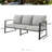 Metal Outdoor Patio Sofa&a Table