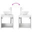 Single Bathroom Vanity with Ceramic Basin-1424298177