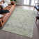 Premium Machine Washable Konopka AMF1110 Damask Rug