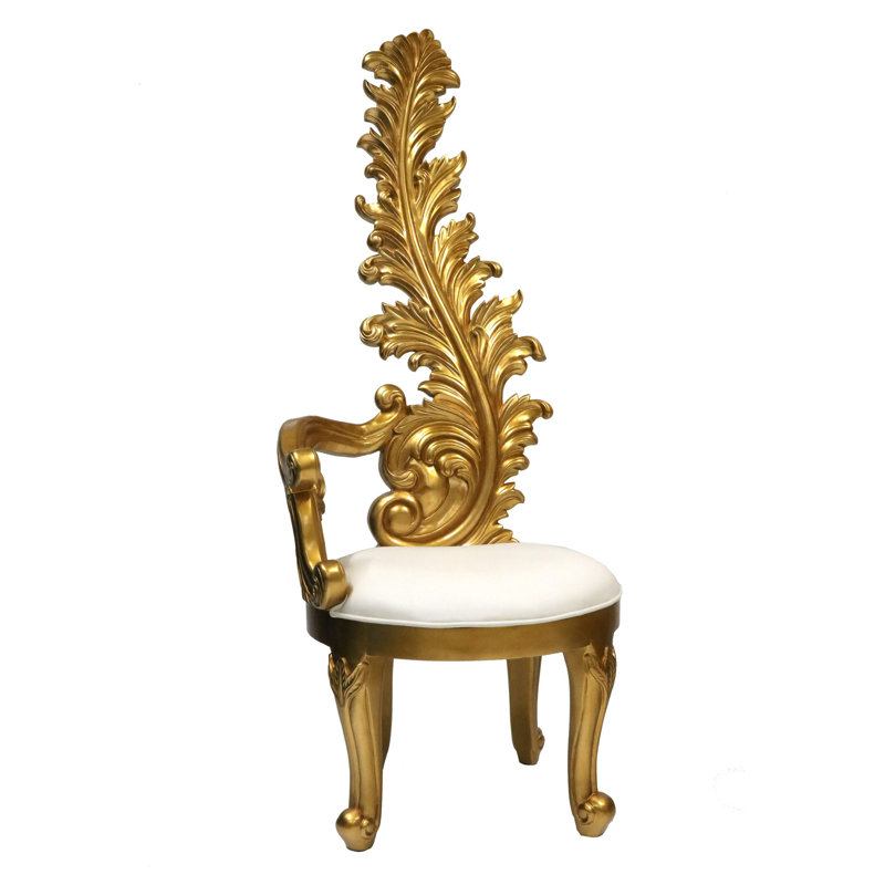 A Versailles Acanthus Throne Lounge Chair