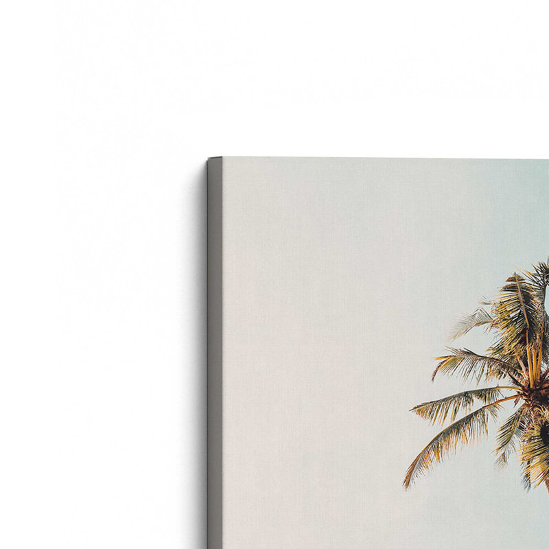 Impression sur toile tendue Sunlit Palm Sky, H 36 po x l 24 po x P 1,25 po, Toile tendue