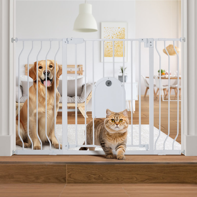 Barrières de sécurité pour animaux Tenley, Blanc