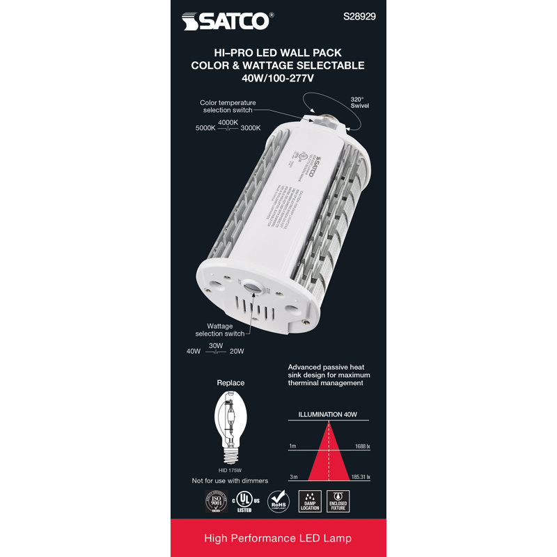 40 Watt White LED Bulb