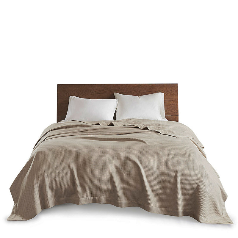 Blanket, 107.99" L x 89.99" W, Khaki