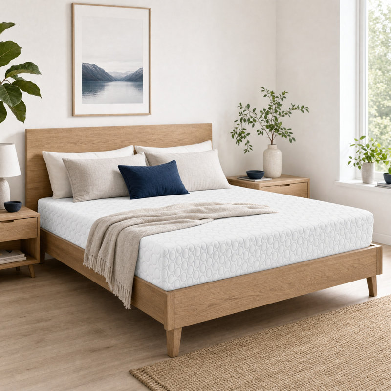 Bliss 25cm Deep Support Foam Medium Mattress, Small Double (4')